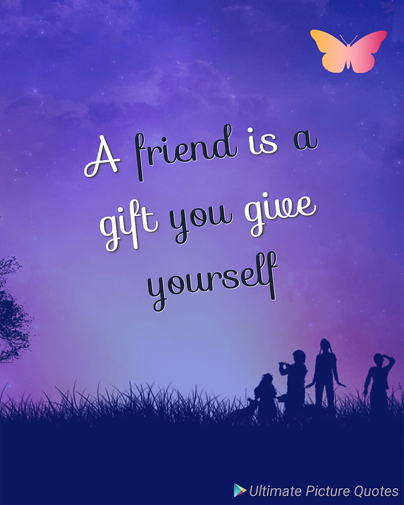 Friends are gifts, laugh, sayings, HD phone wallpaper