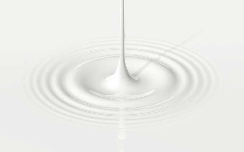 milk background, stream of milk, 3d milk, pouring milk, milk texture, HD wallpaper