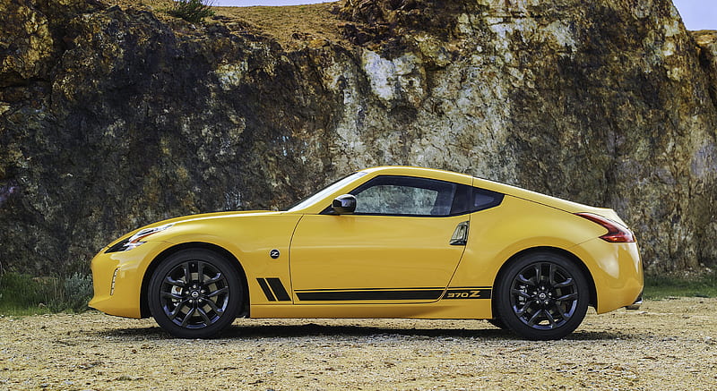 2018 Nissan 370Z Heritage Edition (Color: Chicane Yellow) - Side , car, HD wallpaper 2018 Nissan 370Z Heritage Edition (Color: Chicane Yellow) - Side , car, HD wallpaper