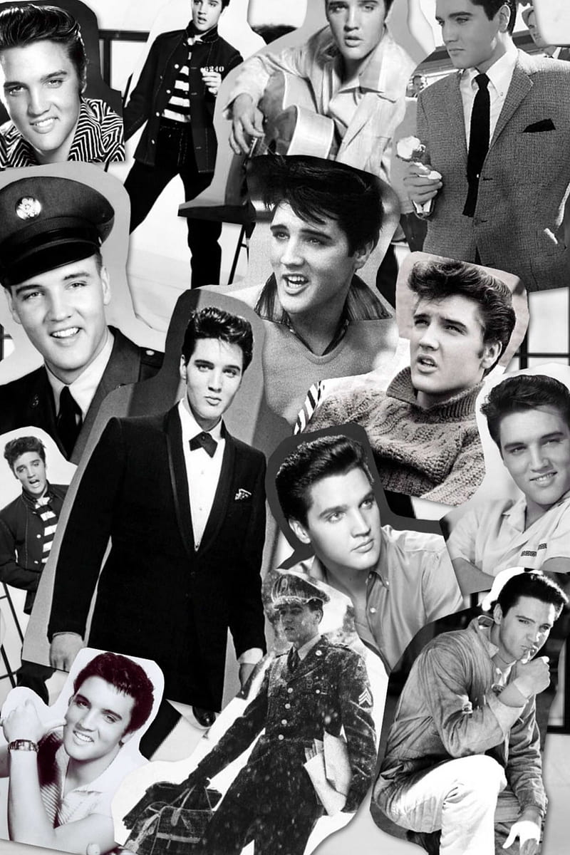 Elvis, celebrity, elvis presley, music, portrait, rock, rock n roll, vintage, HD phone wallpaper
