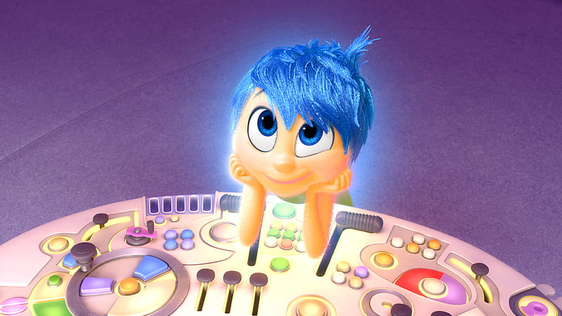 Joy Inside Out, pixar, disney, movies, inside-out, animated-movies, HD wallpaper