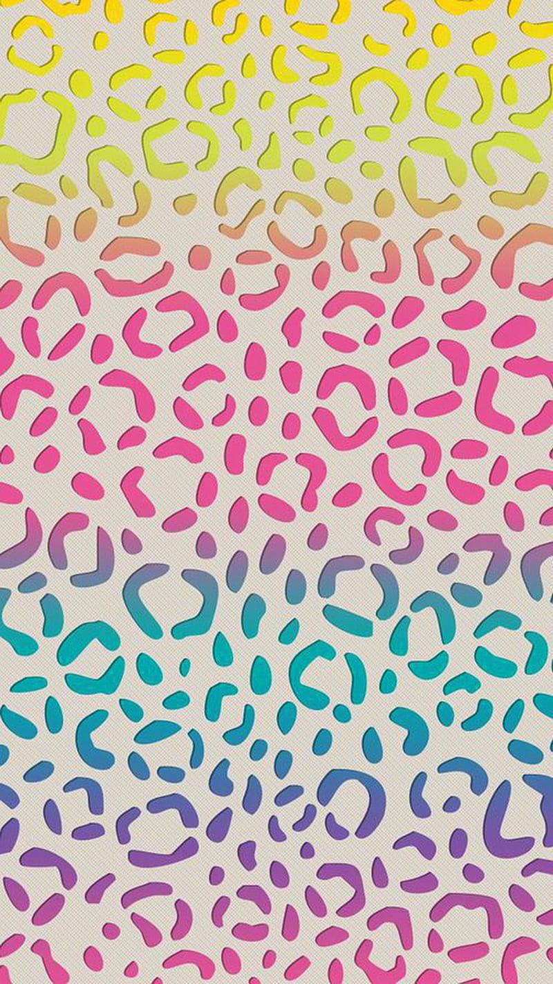 Leopard Pattern, colorful, print, HD phone wallpaper