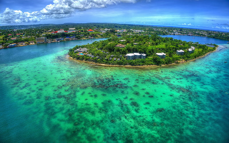 Vanuatu, South Pacific Ocean, tropical islands, summer travel, Republic of Vanuatu, HD wallpaper
