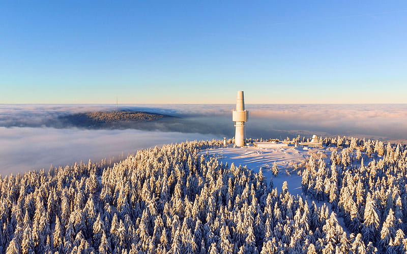 Snow mountains Bavaria Germany 2021 Bing Theme, HD wallpaper