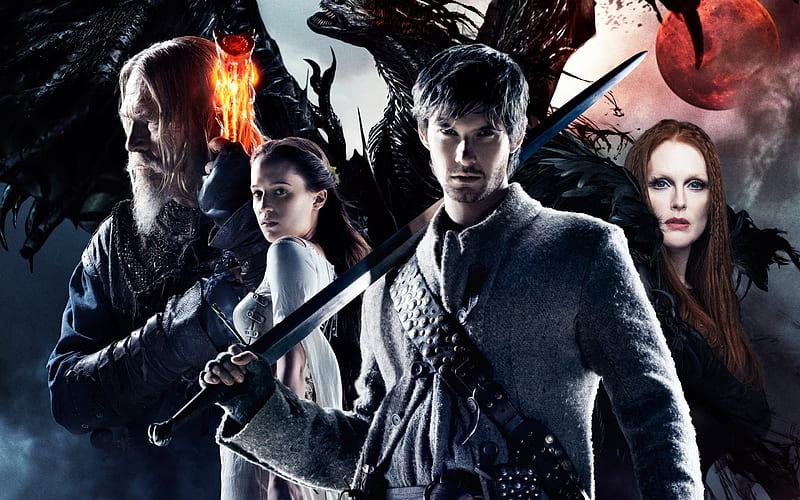 seventh son, warrior, dragon, sword, wizard, HD wallpaper