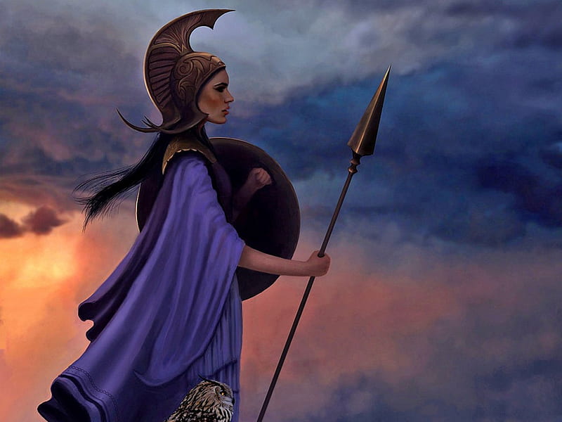 The Goddess Athena, Pagan, Greek, Goddess, mythology, Athena, HD wallpaper  | Peakpx