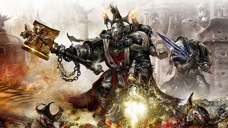 Warhammer, Warhammer 40K, Video Game, Black Templar, HD wallpaper