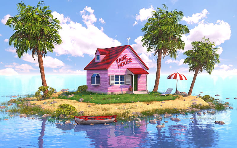 Dragon Ball, Kame House, HD wallpaper