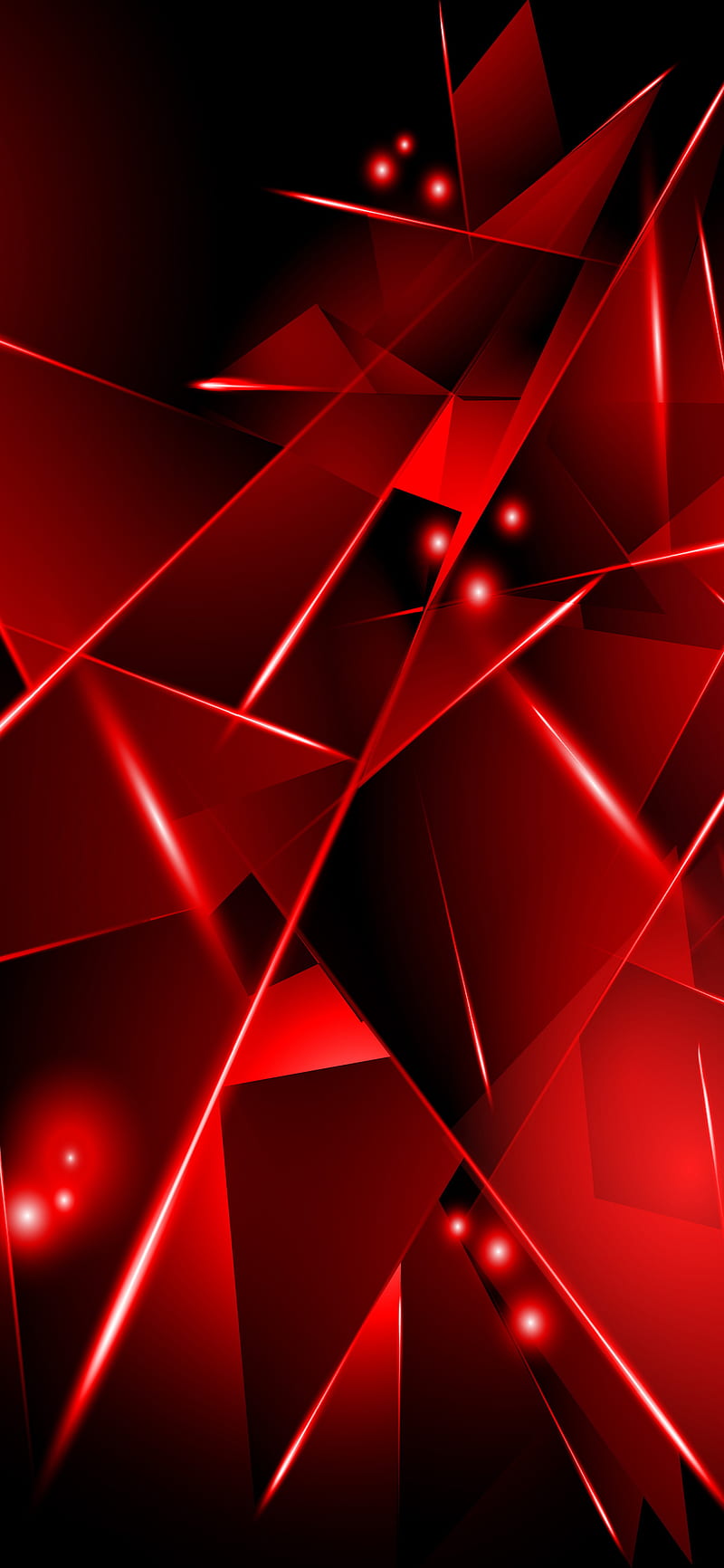 Triangles Red, black, abstract, screen, desenho, glowing, nostalgija, galaxy, HD phone wallpaper