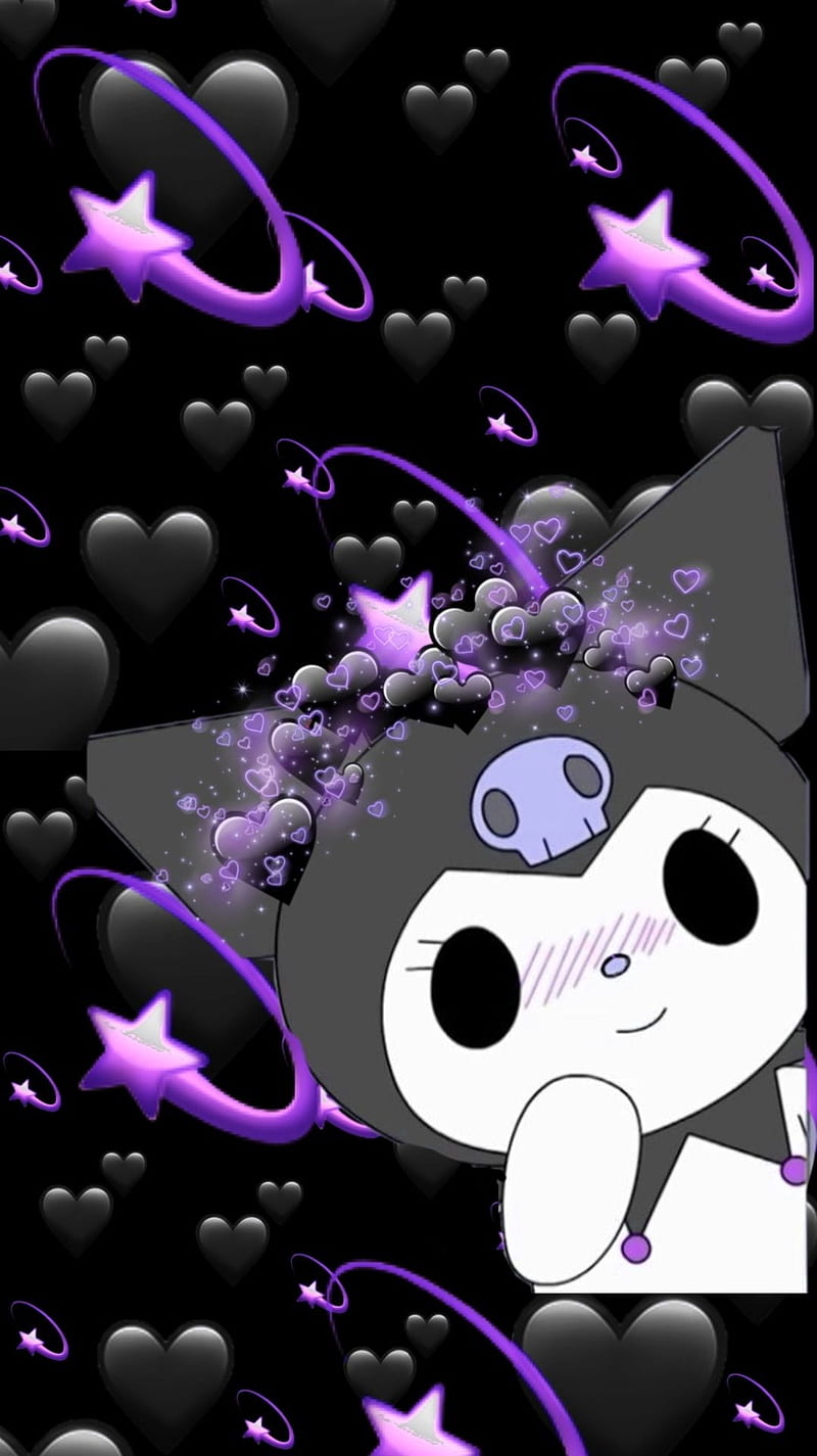 Kuromi Wallpaper 4K, Cartoon, Hello Kitty