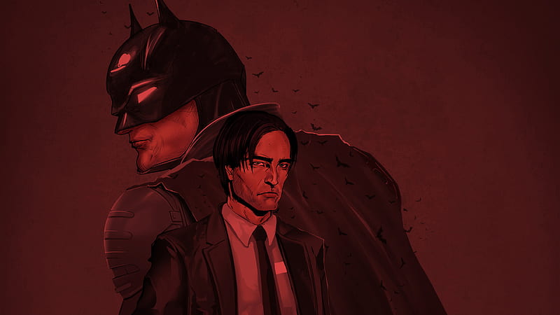 robert the batman pattinson illustration 2020 movies, HD wallpaper