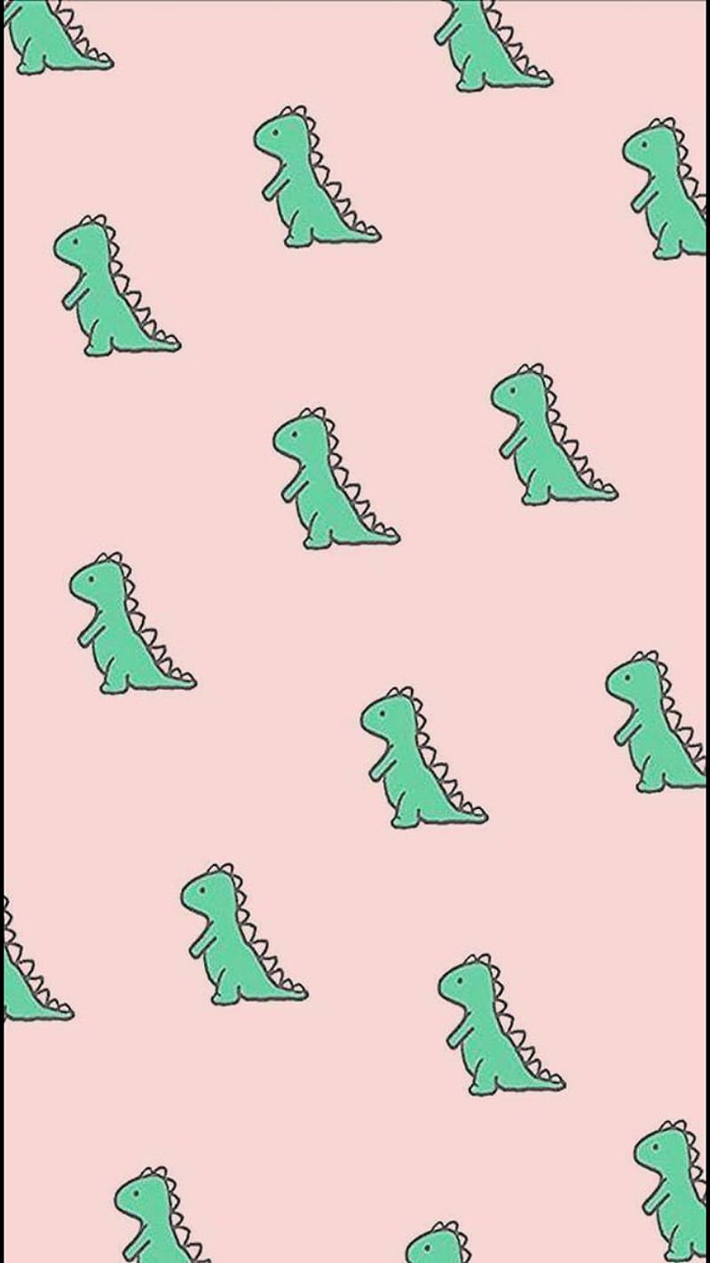 Download Matching Pink Dino Wallpaper  Wallpaperscom