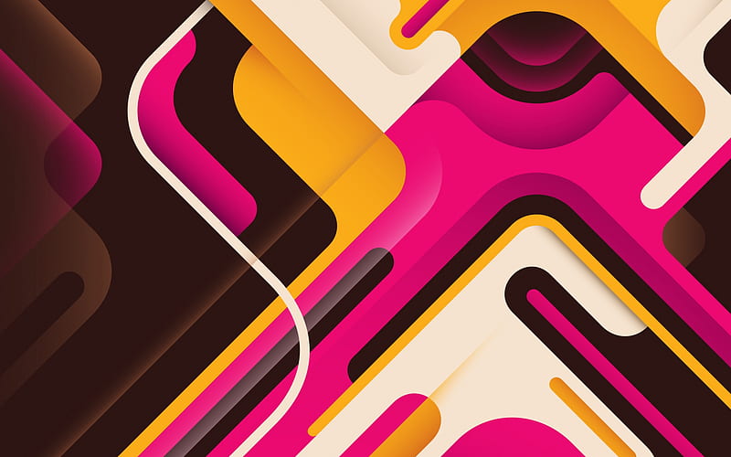 Colorful abstract background, brown pink abstraction, etro backgrounds,  retro abstraction, HD wallpaper | Peakpx