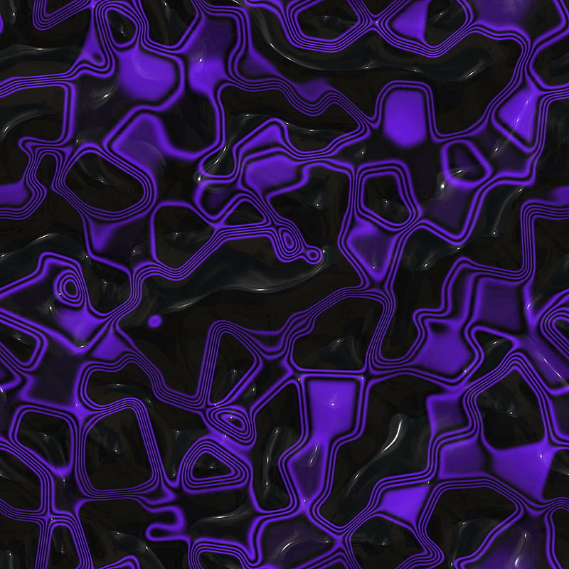 Mixtures, abstract, black, color, dark, fractal, pattern, purple, HD phone wallpaper
