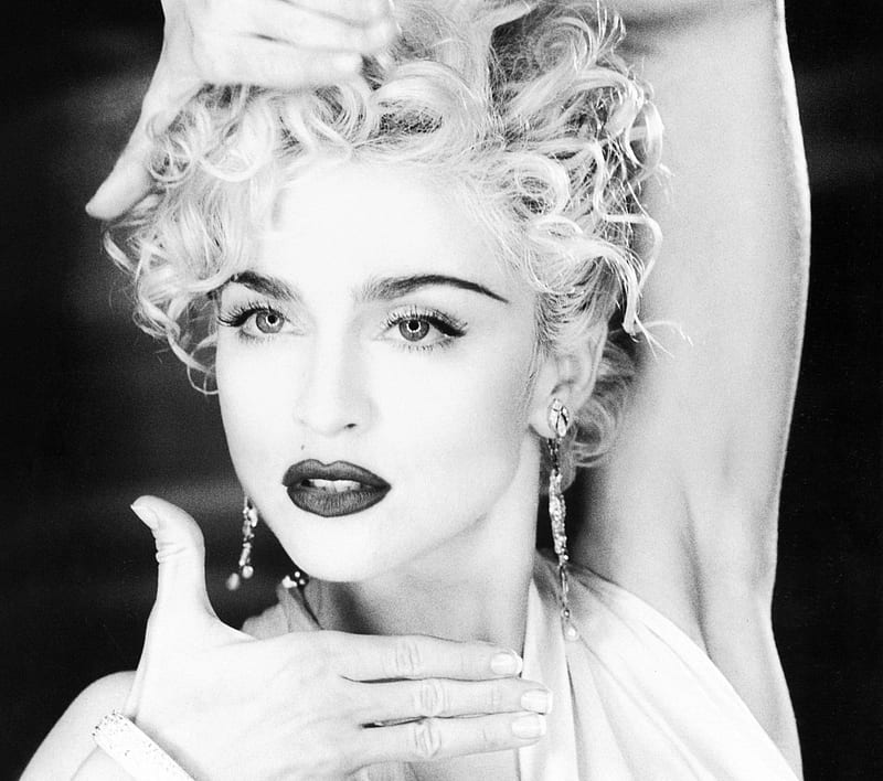 Madonna, music, pop, pose, queen, singer, video, vogue, HD wallpaper