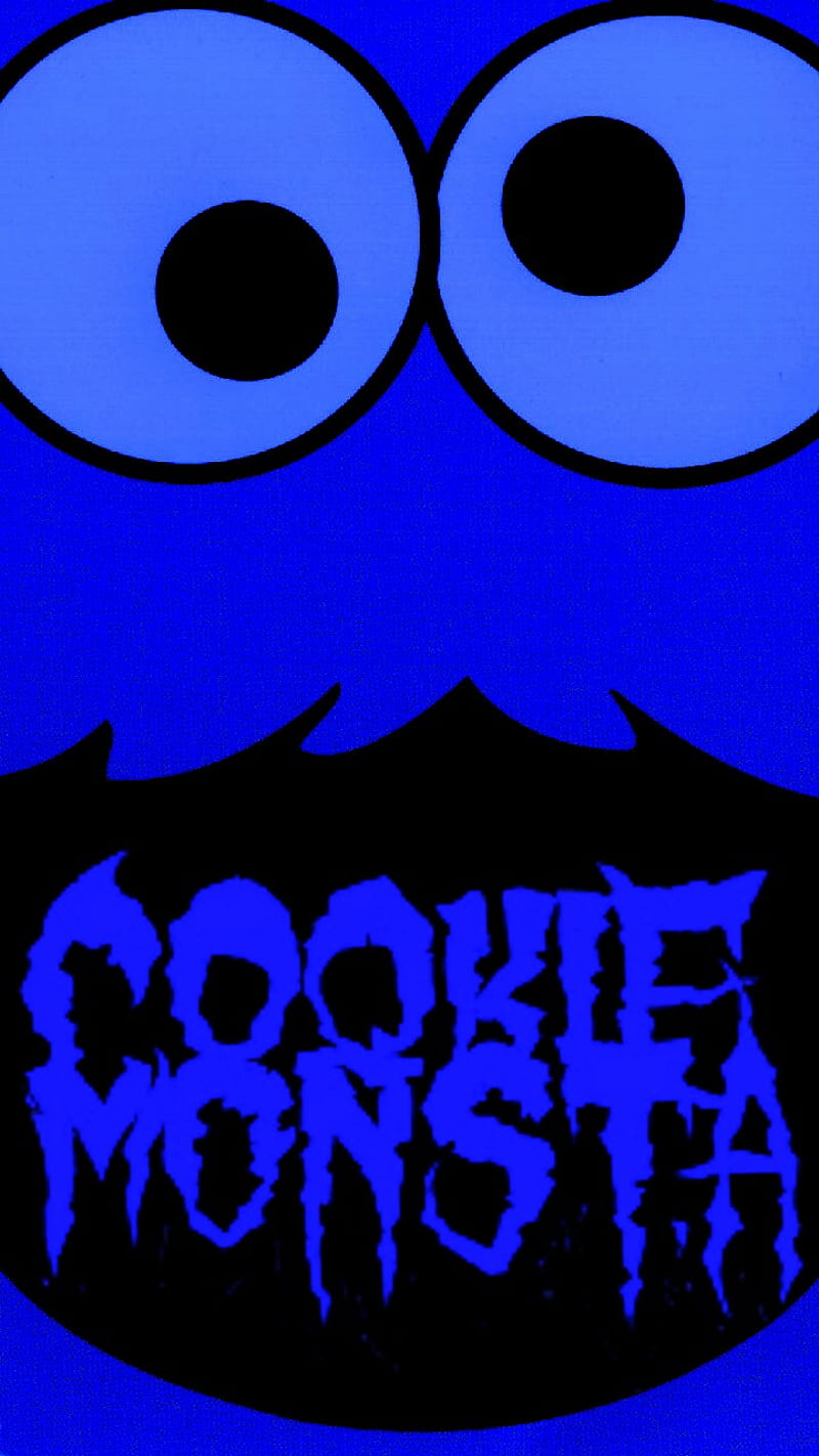 Cookie Monster, blue, face, HD phone wallpaper