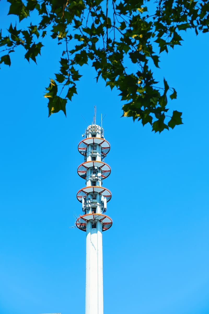 tower, building, antenna, sky, HD phone wallpaper