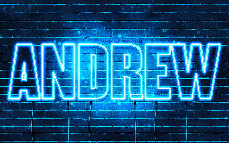Andrew blue lines background with names Andrew name male names Andrew  greeting card HD wallpaper  Peakpx