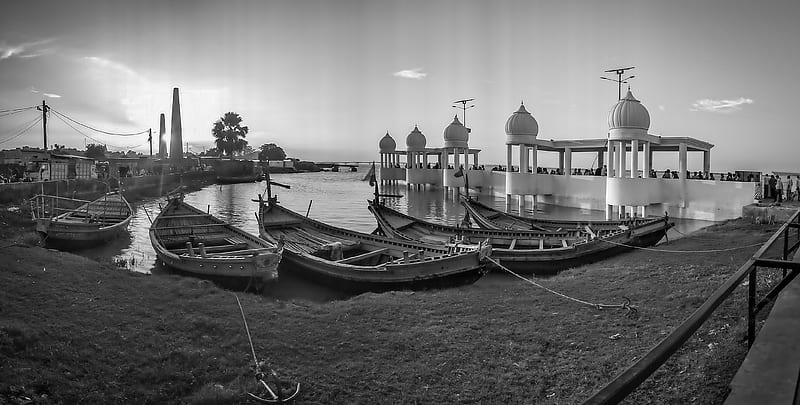 Nature, boats, kangan ghat, patna city, HD wallpaper | Peakpx