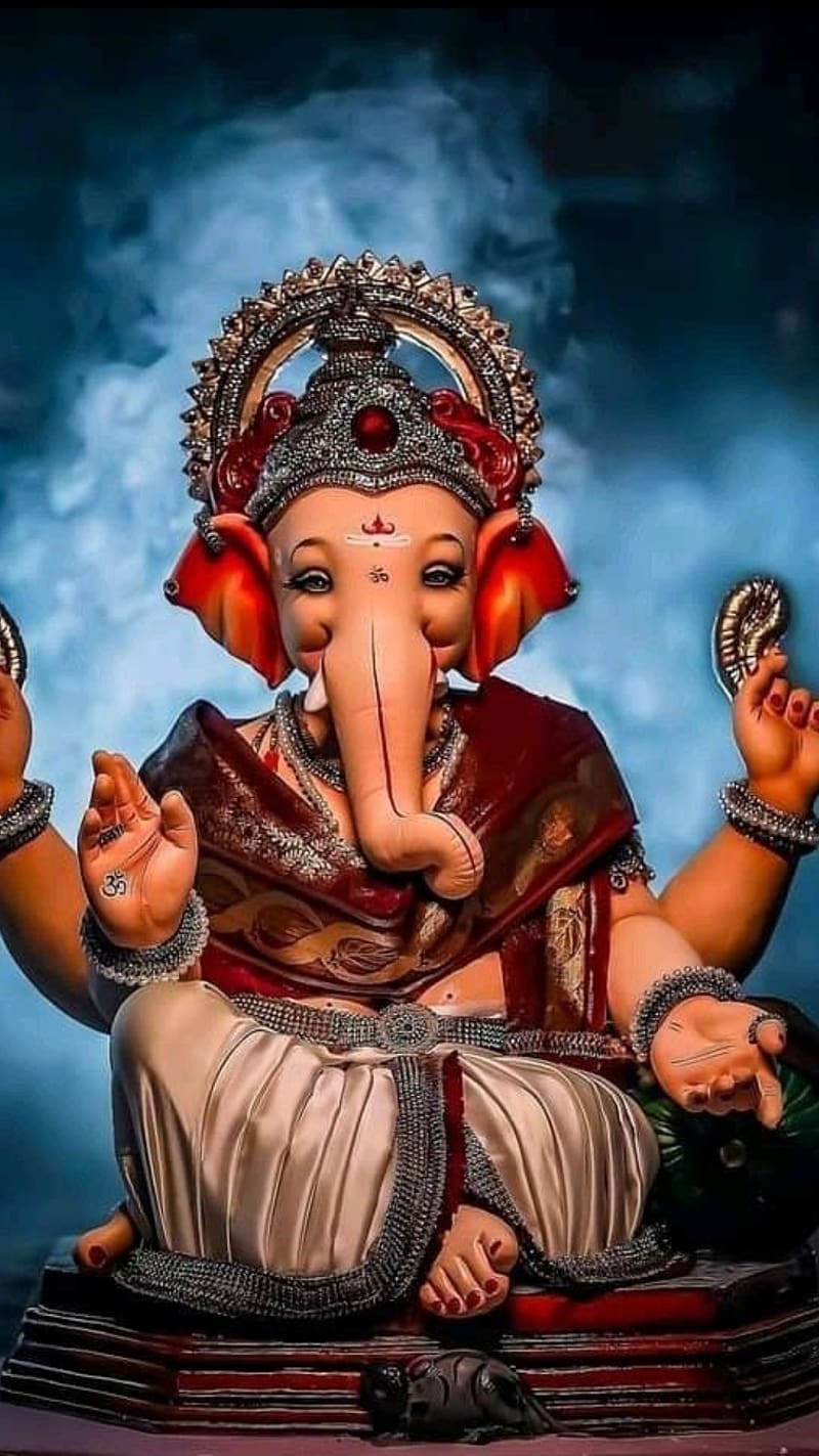 Ganesh Ji 3d, jai ganesh, lord, god, HD phone wallpaper