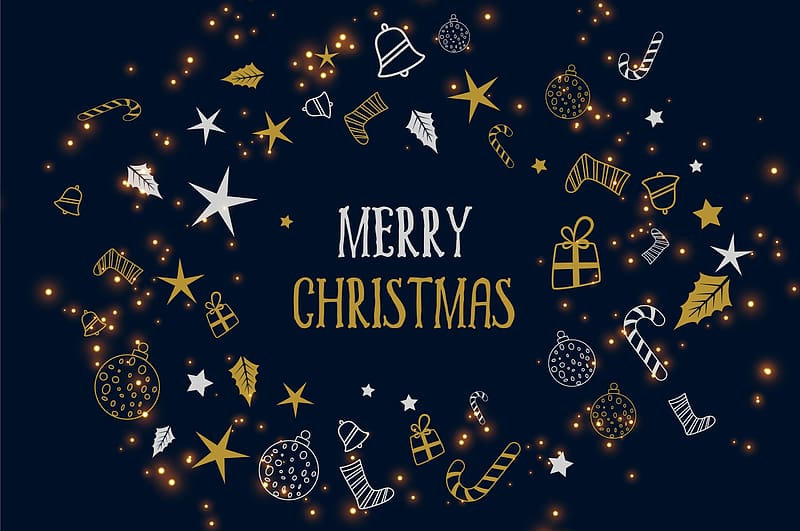 Merry christmas text with horry leaves on the background  free image by  rawpixelcom  Merry christmas text Merry christmas wallpaper Christmas  text