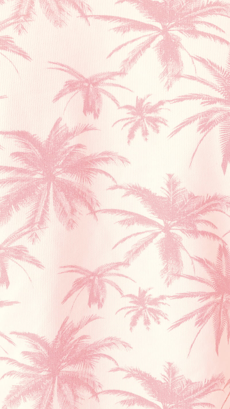 Pacifico Palm Wallpaper by Nathan Turner  Garcelle Pink