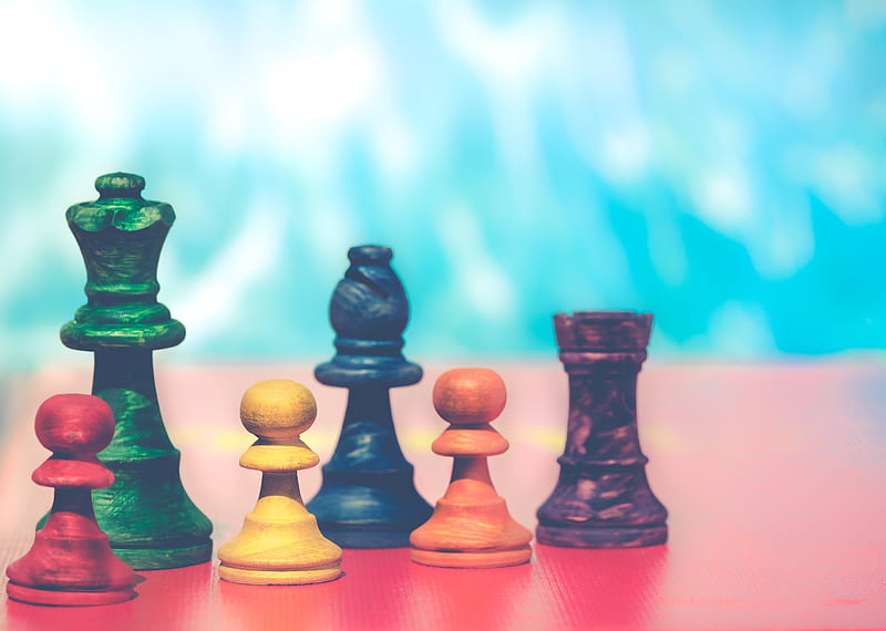 Chess Figures , chess, graphy, HD wallpaper