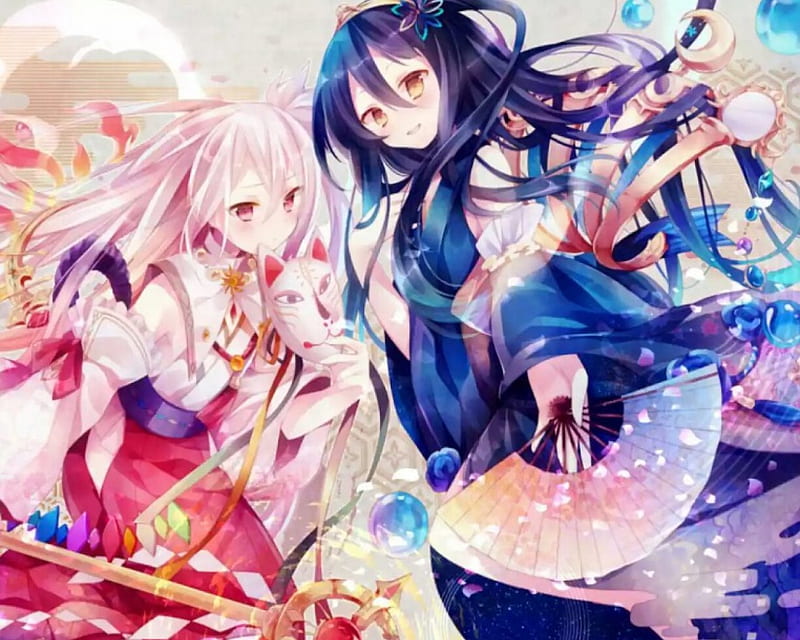 Thưởng thức những cô gái xinh đẹp trong Anime đầy màu sắc và hình nền phép thuật đáng yêu, với độ phân giải cao nhất.