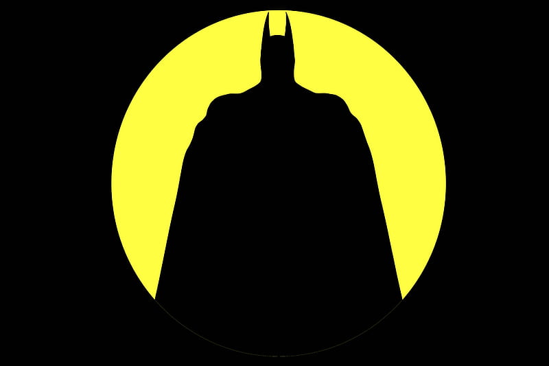 Batman Silhouette, moon, mind teaser, batman, silhouette, abstract, HD  wallpaper | Peakpx