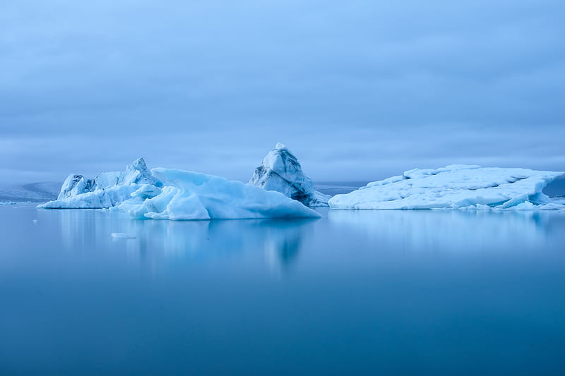 glacier, ice, iceberg, snow, water, HD wallpaper