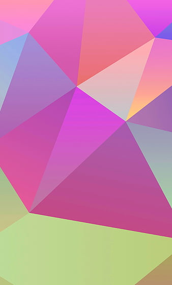 Polygon, color, desenho, forma, triangle, HD phone wallpaper