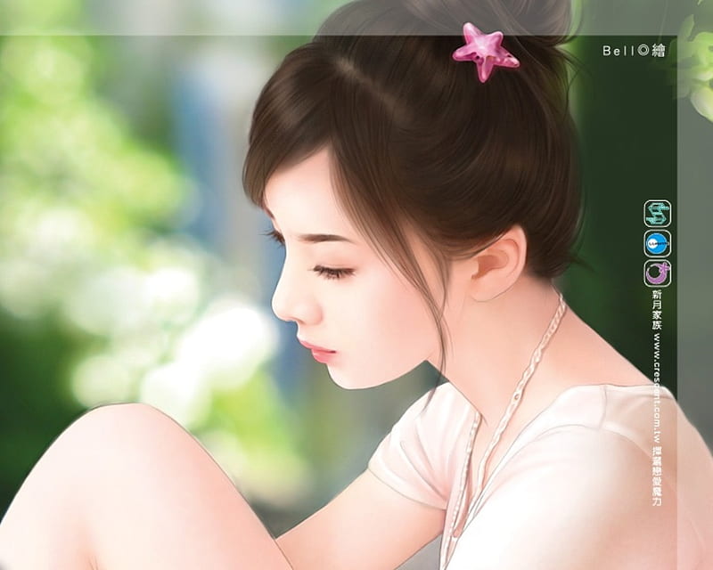 Cute Asian Chinese Girl 4K Ultra HD Mobile Wallpaper