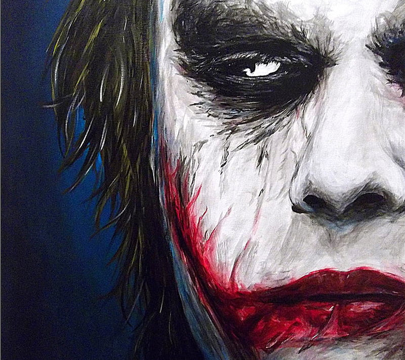 Joker painting, batman, cartoon, drawn, hollywood, the dark knight, HD  wallpaper | Peakpx