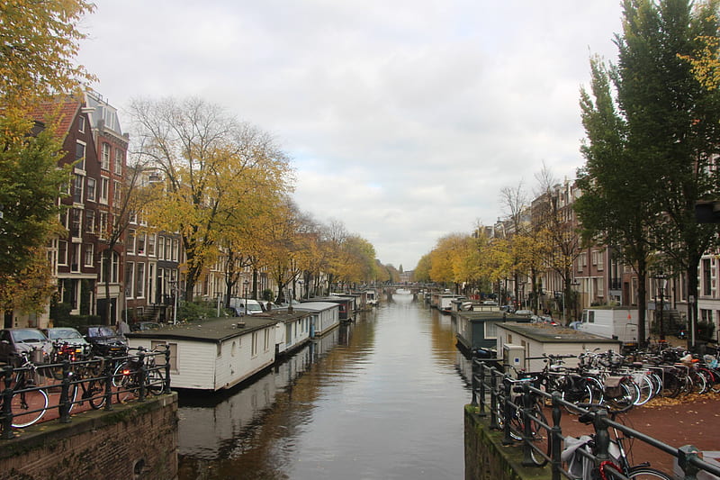 Canal City, Water, Slow, Bicycle, Capital, Tourist, HD wallpaper