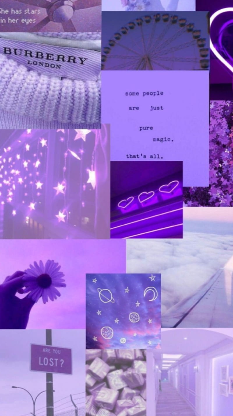 Soft purple, cute, midnight, night, HD phone wallpaper
