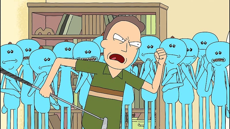 Tv Show, Rick And Morty, Jerry Smith, Mr Meeseeks (Rick And Morty), HD wallpaper