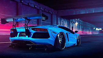 Lamborghini aventador azul claro, lamborghini azul cielo, Fondo de pantalla  HD | Peakpx