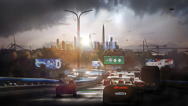 Detroit Become Human City View Vehicles , detroit-become-human, 2017-games, games, HD wallpaper