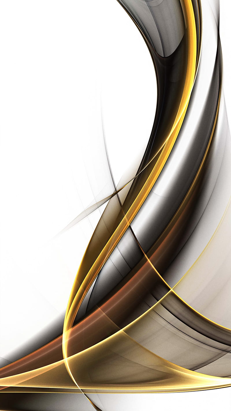 abstract, backround, silver, yellow, HD phone wallpaper