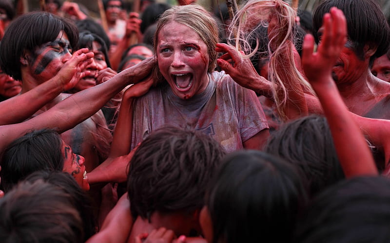 The Green Inferno, Lorenza Izzo, cannibal tribe, indian tribe, HD wallpaper