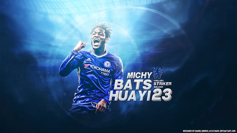 Soccer, Michy Batshuayi, Chelsea F.C., HD wallpaper