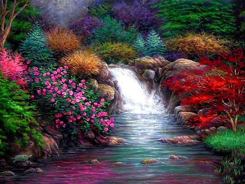 Paint or draw a beautiful scenery of nature for you by Shaistazulfiqar |  Fiverr