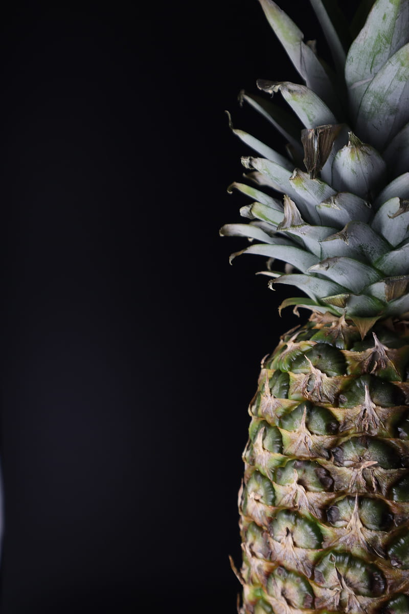 pineapple, fruit, tropical, prickly, HD phone wallpaper