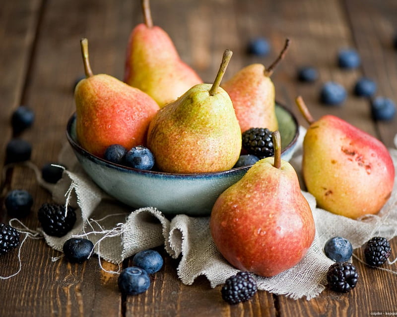 Autumn Fruits, Fruit, Autumn, Pear, Still Life, HD wallpaper