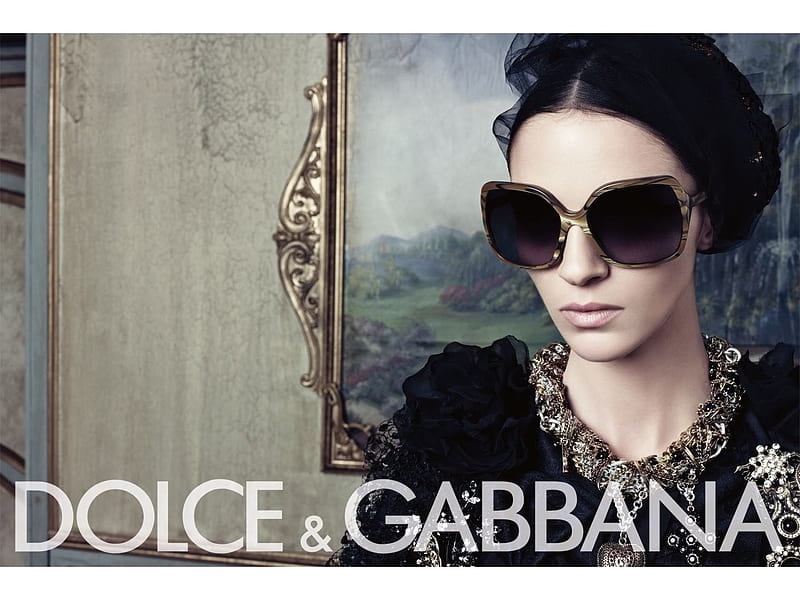 Dolce & Gabbana Eyewear S/S 09 01, ad campaign, steven klein, dolce and gabbana, fashion, mariacarla boscono, HD wallpaper