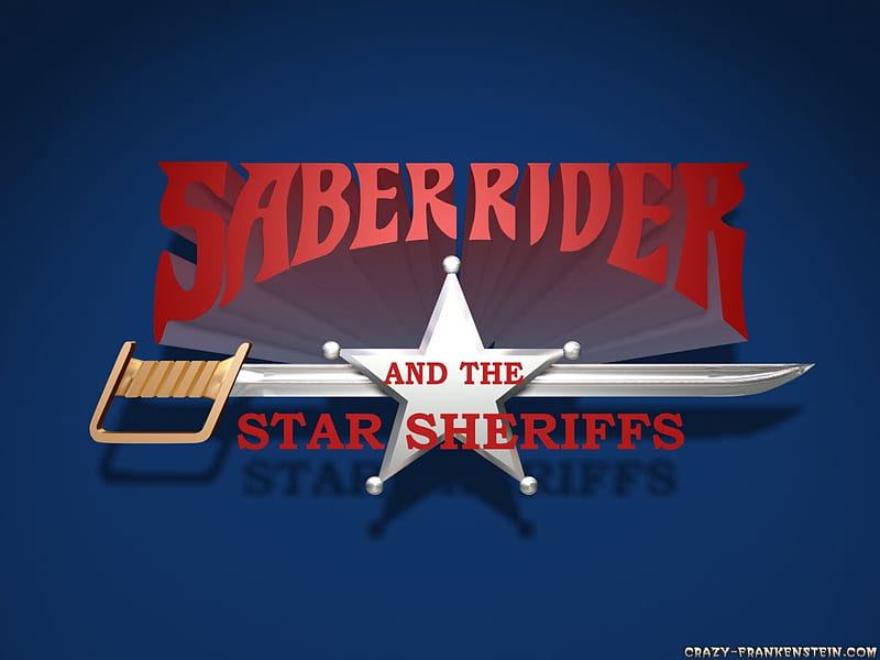 Saber Rider and the Star Sheriffs fanart logo, space cowboy, saber rider, 80s, anime, HD wallpaper