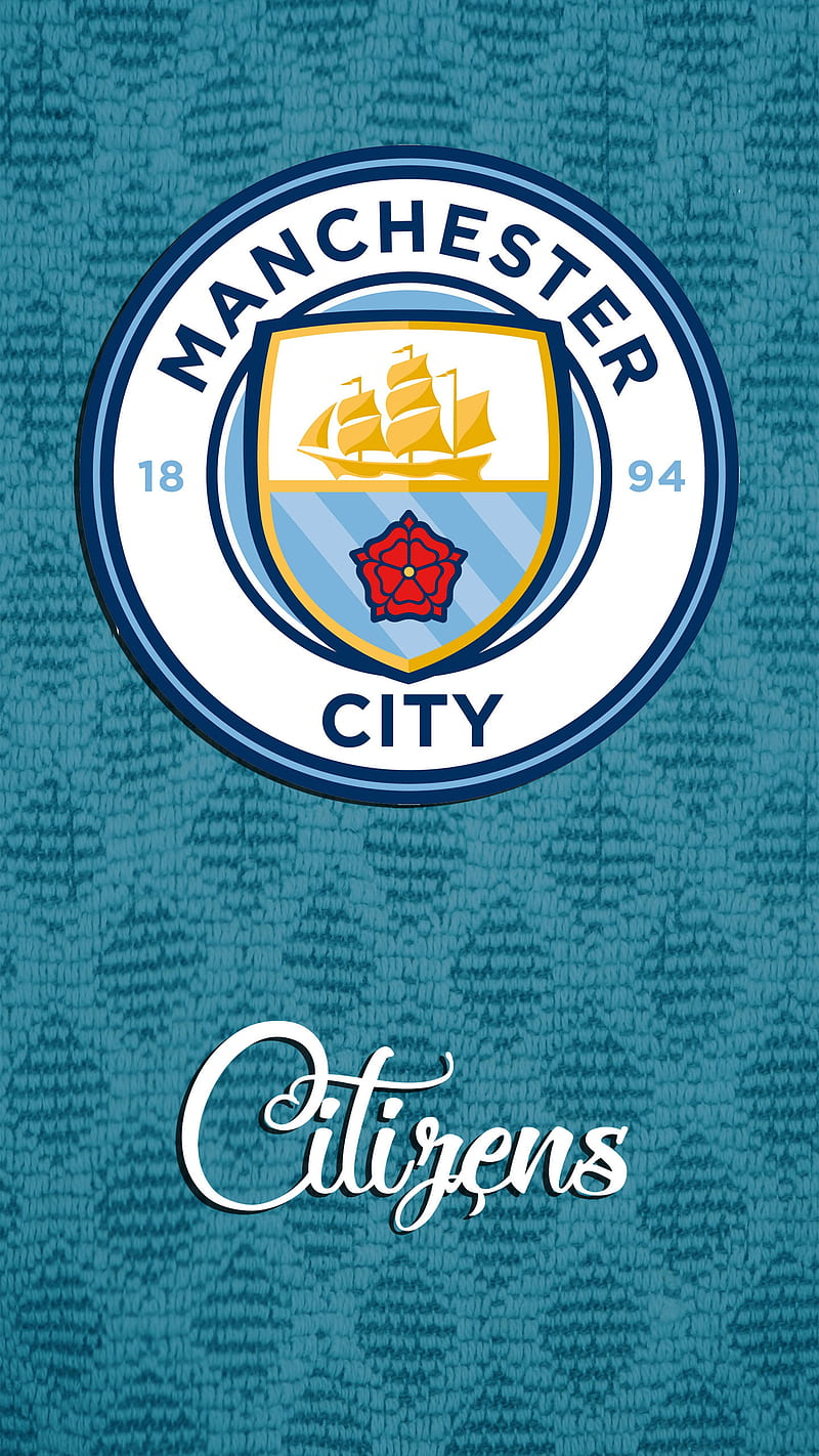 Manchester City FC, emblem, football, logo, man city, manchester city, soccer, HD phone wallpaper