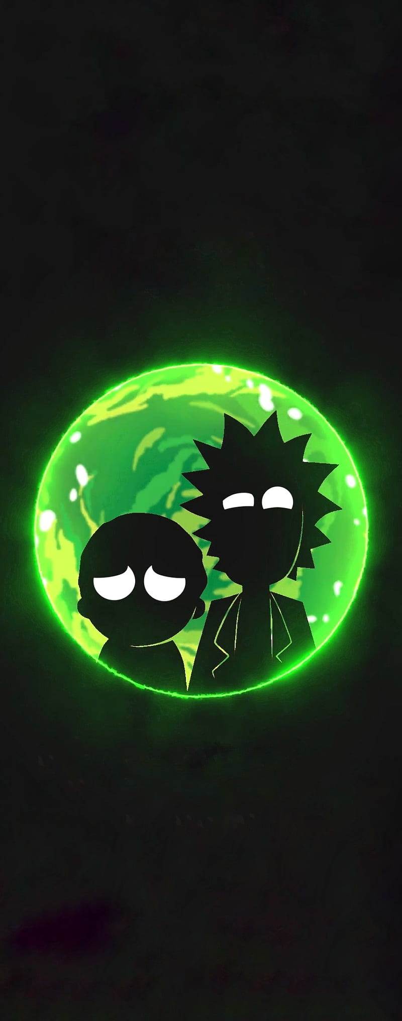 Green rick e Morty , rick and morty, other, HD phone wallpaper