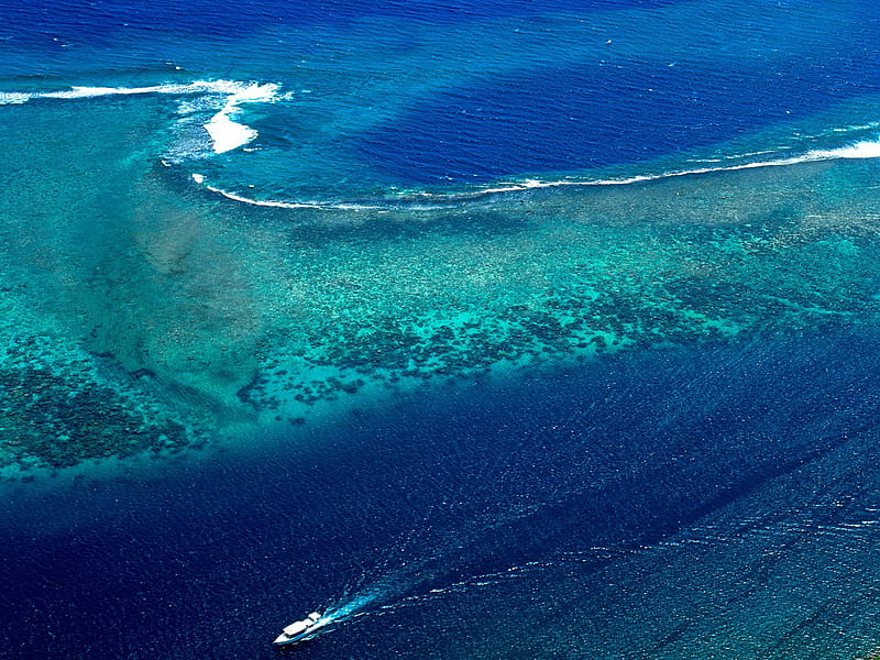 Tahiti coral island, HD wallpaper