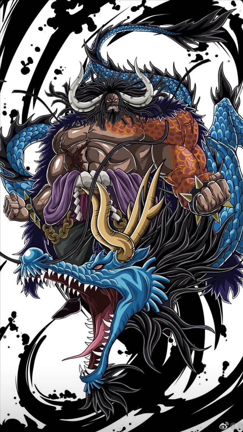 Kaido, anime, big mom, manga, mbappe, one piece, yonko, HD phone wallpaper